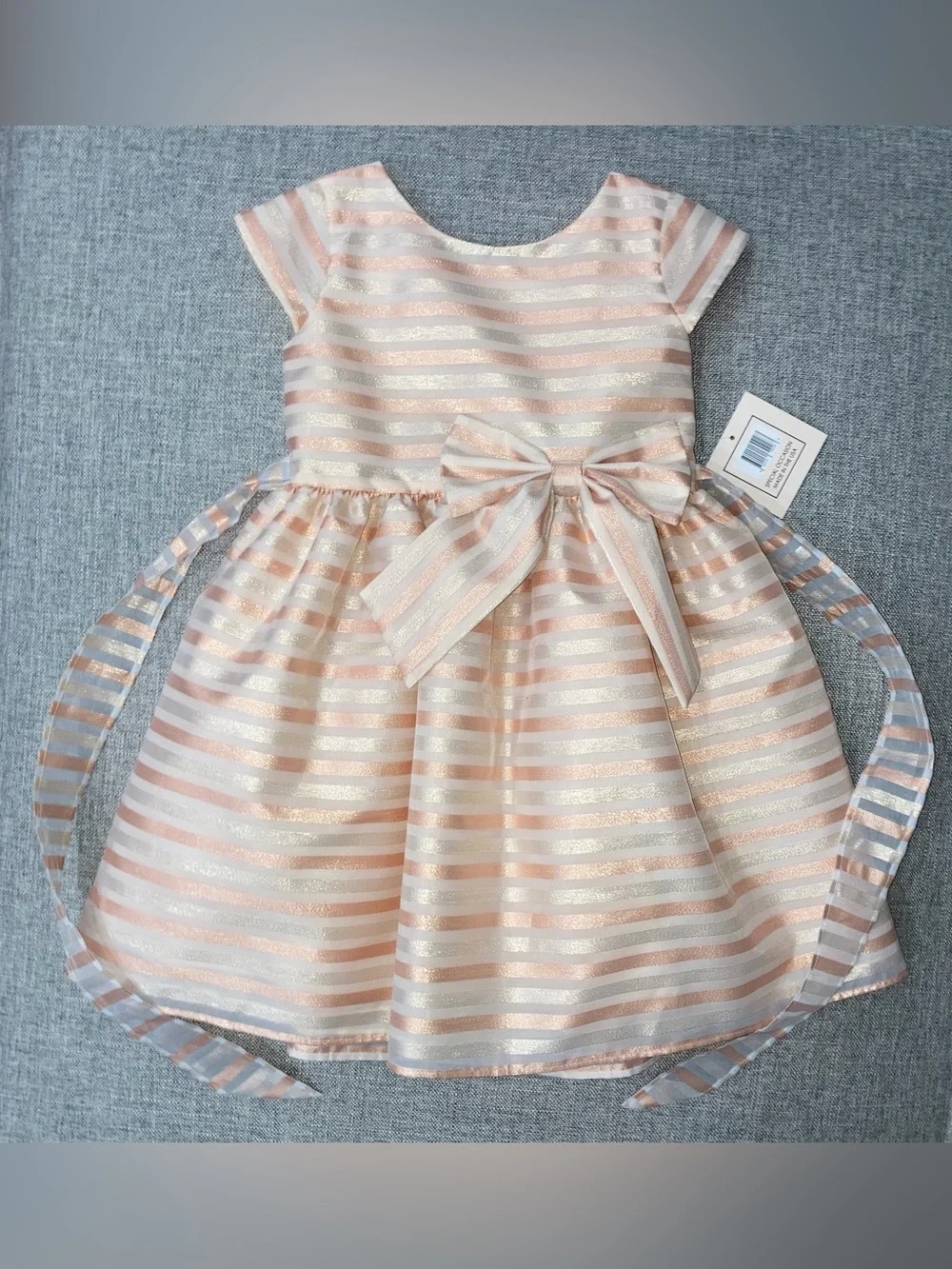 Sweet Kids USA size 7 organza party dress NWT